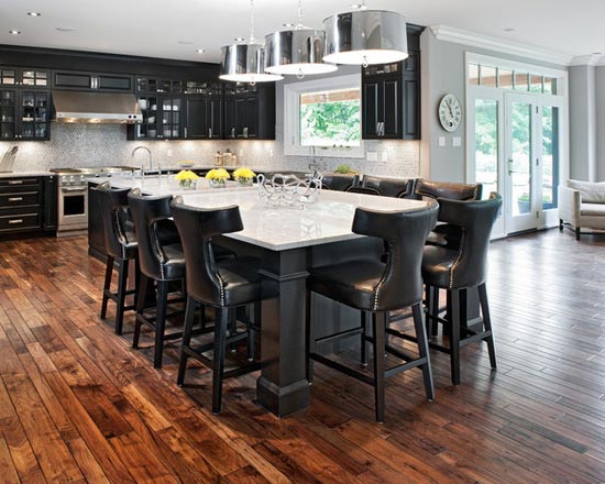 Contemporary kitchen #kitchen #furniture #interiordesign #kitchenisland #seating #homedecor #decorhomeideas