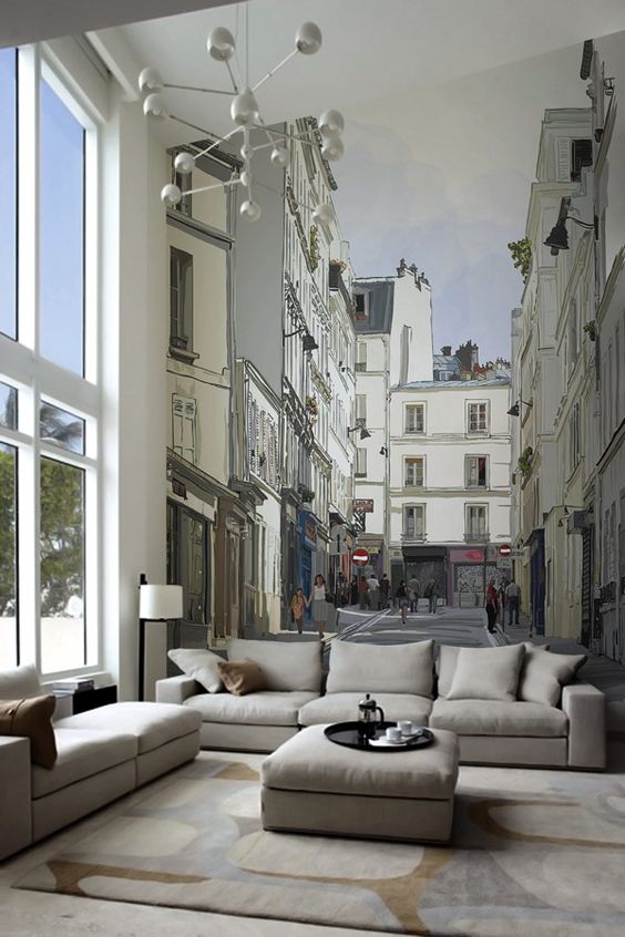 Amazing wall mural decor idea #mural #sticker #painting #homedecor #walldecor #decoratingideas #interiordesign #decorhomeideas