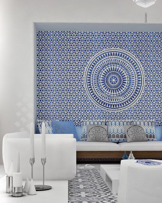 Greek inspired wall mural idea #mural #sticker #painting #homedecor #walldecor #decoratingideas #interiordesign #decorhomeideas