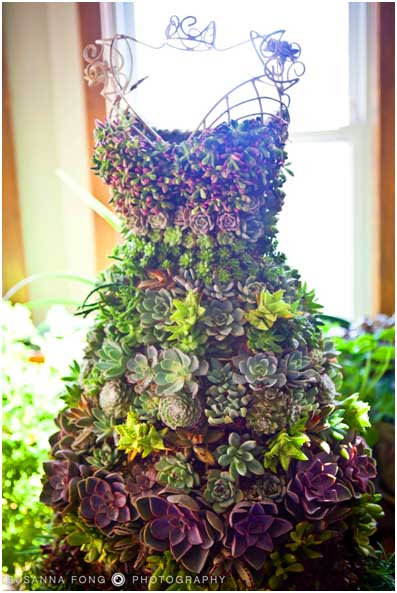 Dress Made Of Succulents. #succulent #succulentlove #succulents #decorhomeideas