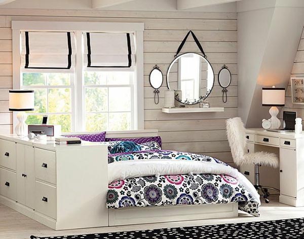 Neutral color painted teenage bedroom #teengirlbedroom #girlbedroom #teenbedroom #bedroom #homedecor #decorhomeideas