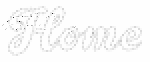 Home Sign String Art Template