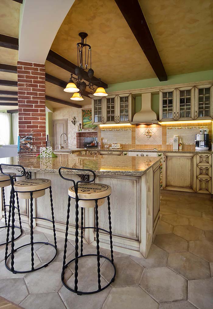 Apartment Interior Design Kitchen Island