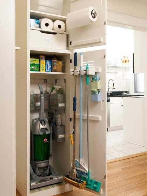 Use Your Closet For All Home Maintenance Tools and Detergents #closet #homedecor #decorhomeideas