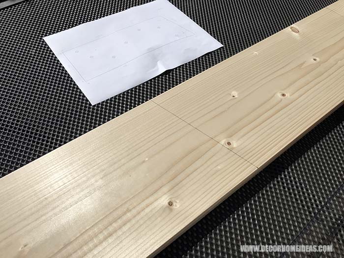 Wooden Corner Christmas Tree step 1