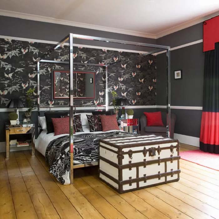 Asian Inspiration Bedroom #women #bedroom #feminine #decor #decorhomeideas