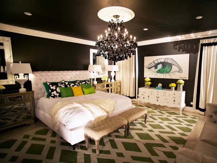 Three Color Combination For Womens' Bedroom #women #bedroom #feminine #decor #decorhomeideas