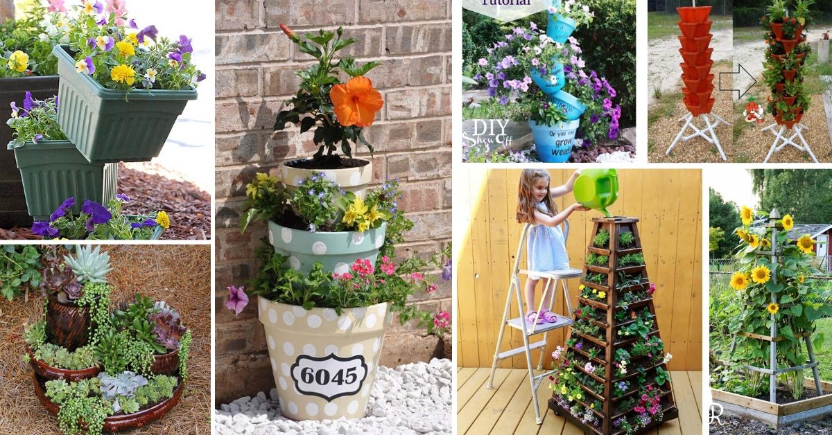 Flower Tower Ideas