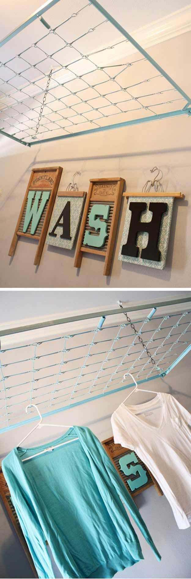 DIY Washboard Wash Wall Art #laundry #vintage #decor #decorhomeideas