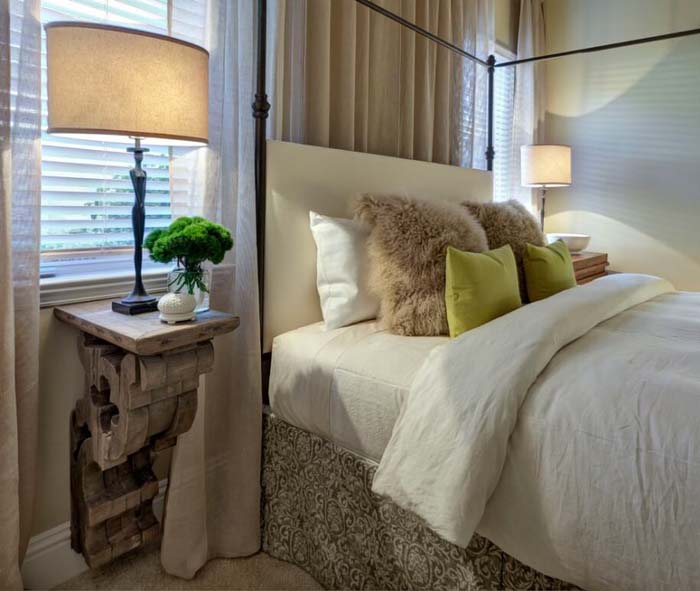 Easy One Piece Repurposed Nightstand #corbel #decoration #decorhomeideas