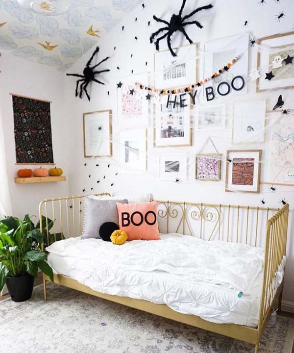 Halloween Nursery Room Decor #halloween #kidsroom #nursery #decorhomeideas