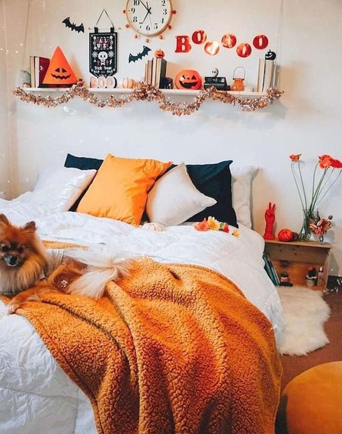 Halloween Warm Tones Kids Room Decor #halloween #kidsroom #nursery #decorhomeideas