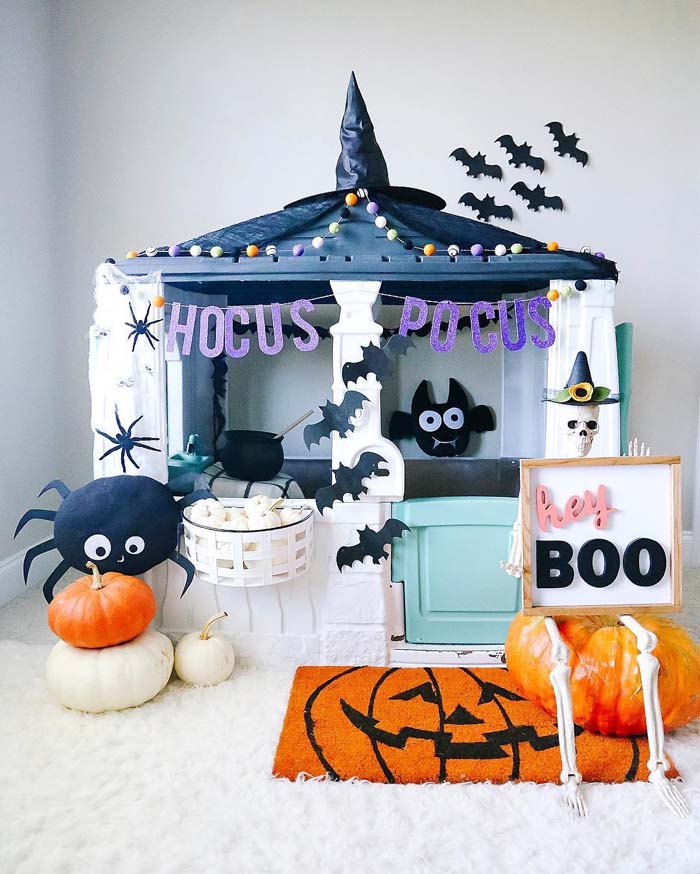 Hocus Pocus Playhouse #halloween #kidsroom #nursery #decorhomeideas