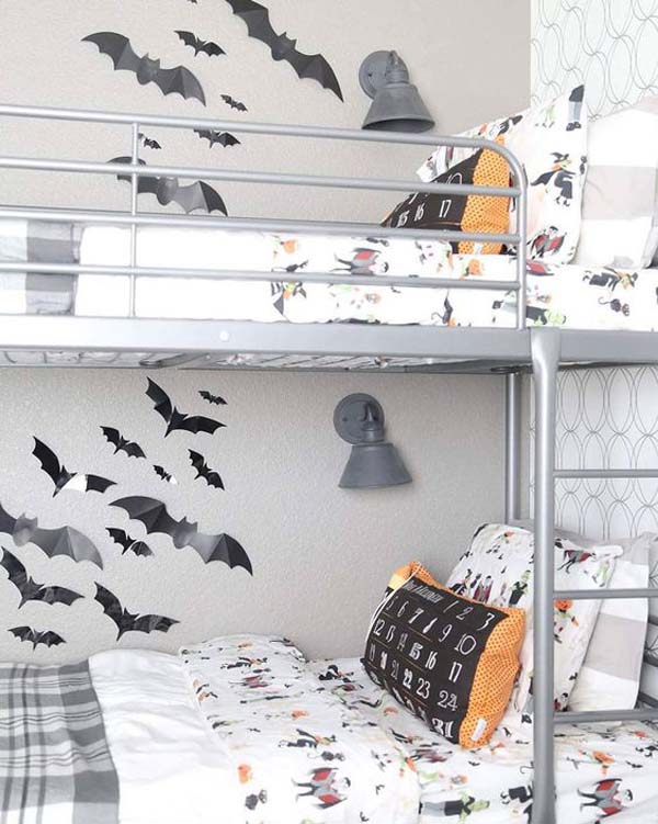 Kids Halloween Bunk Bed Design #halloween #kidsroom #nursery #decorhomeideas