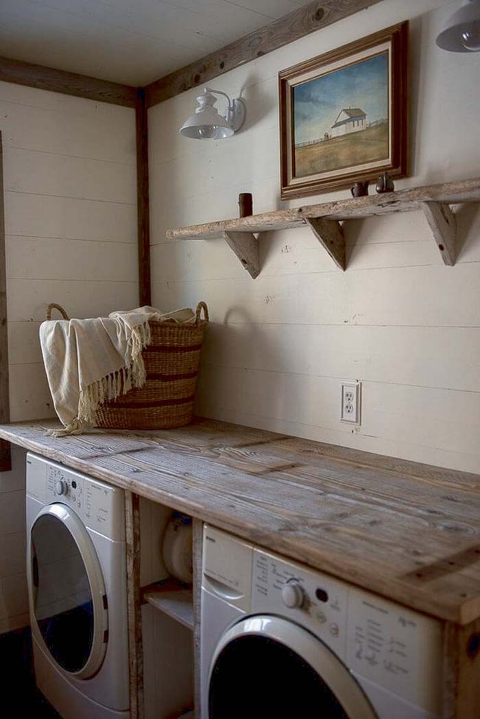 Little Laundry on the Prairie #laundryroom #small #design #decorhomeideas