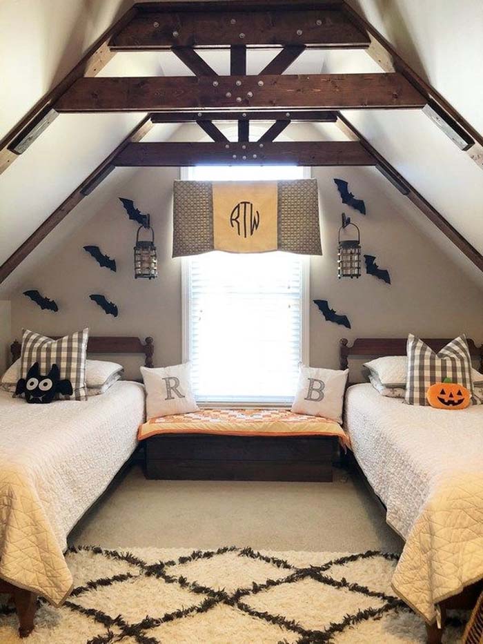 Simple Halloween Kids Room Decor #halloween #kidsroom #nursery #decorhomeideas