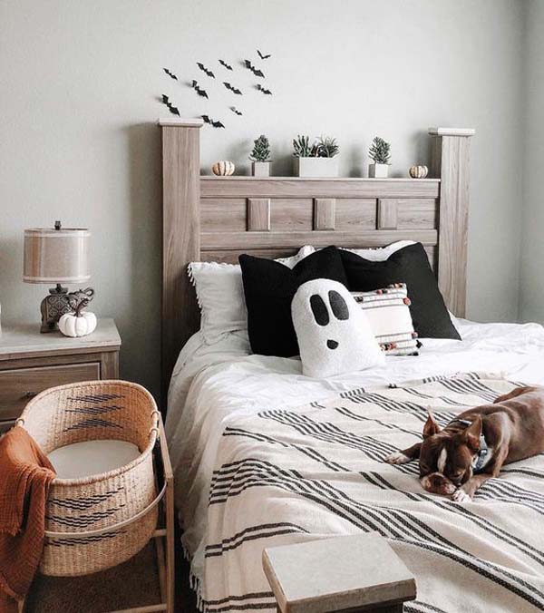 Vintage Halloween Kids Bedroom #halloween #kidsroom #nursery #decorhomeideas