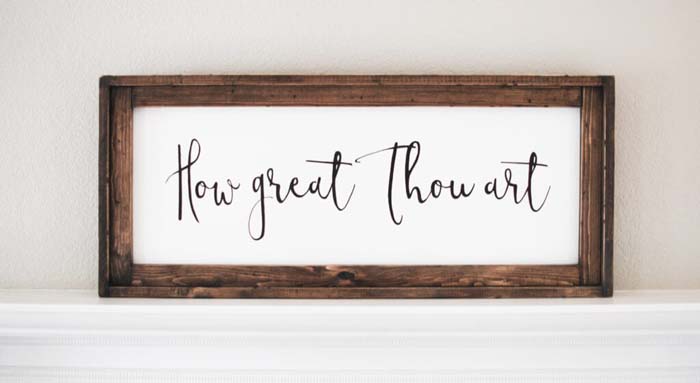Easy DIY Wood Sign #diy #wood #crafts #decorhomeideas