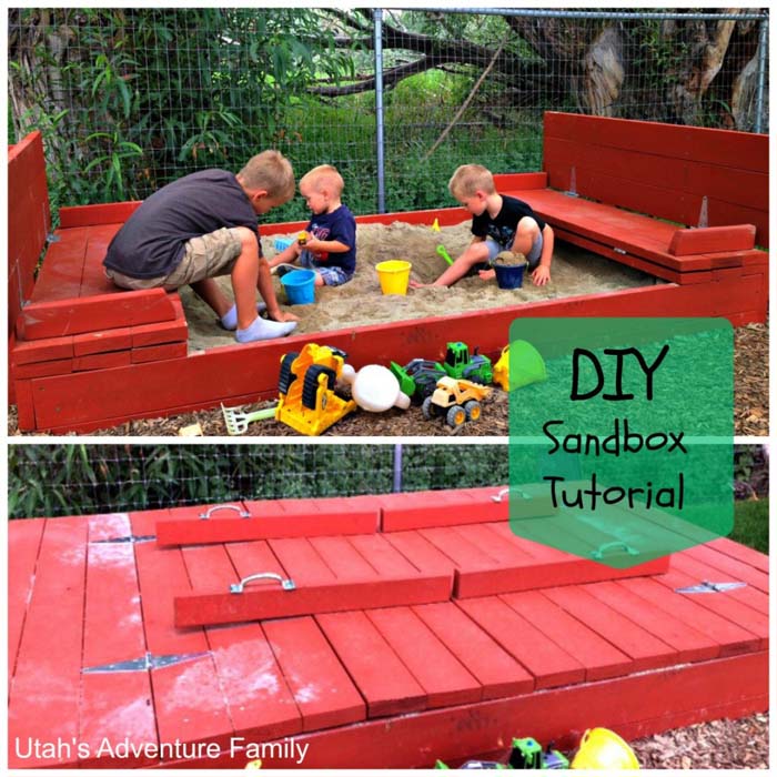 Build Your Own Sandbox #diy #sandbox #decorhomeideas