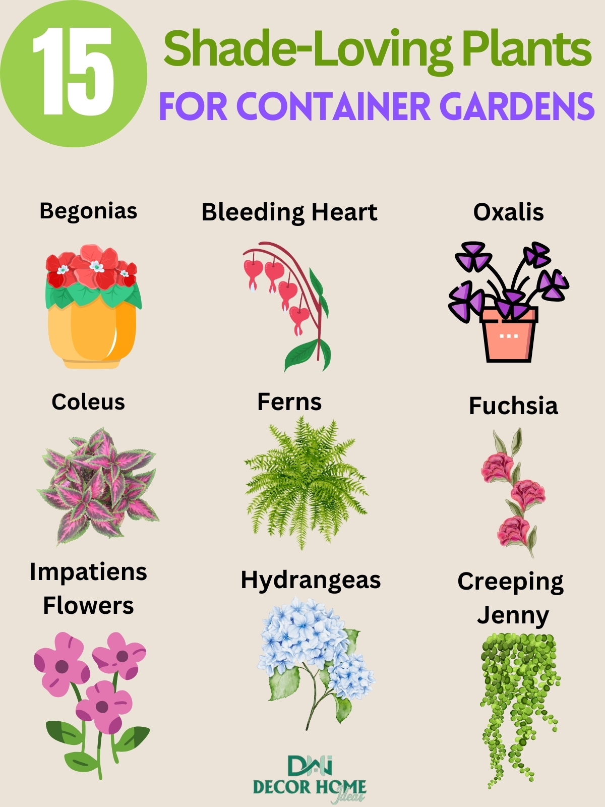 15 Fantastic Shade Loving Plants For Container Gardens