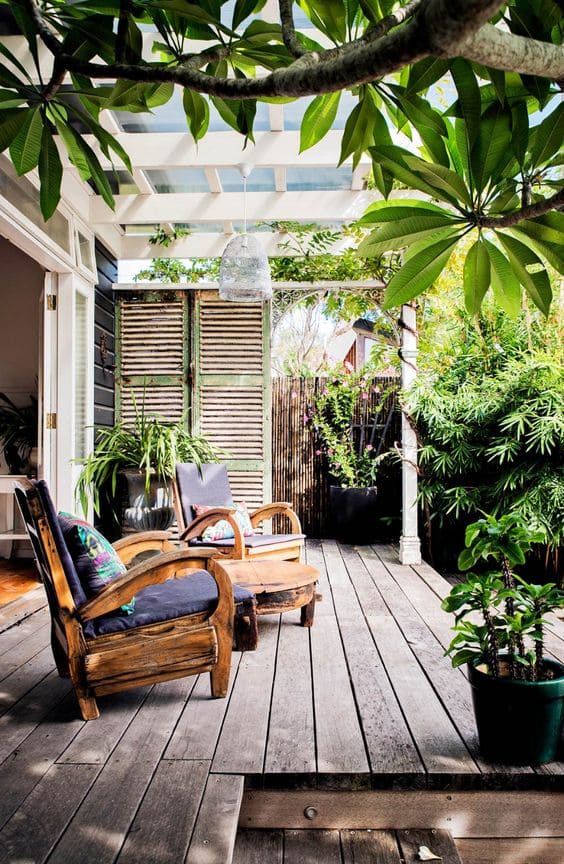 Cottage Backyard #backyard #outdoorspaces #decorhomeideas