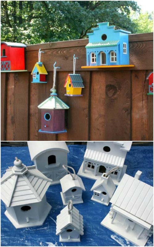 Birdhouse Fence Dеcor #gardenfencedecoration #decorhomeideas