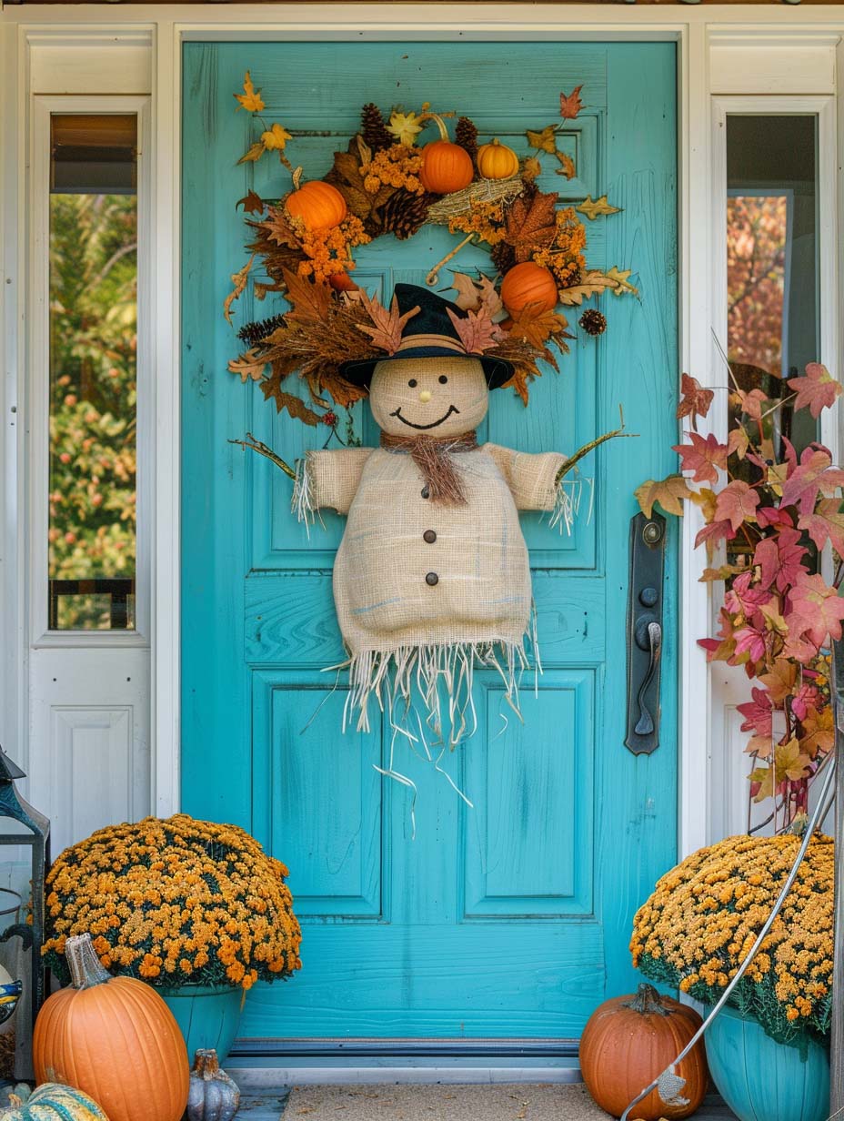 DIY Fall Front Door Decor 4