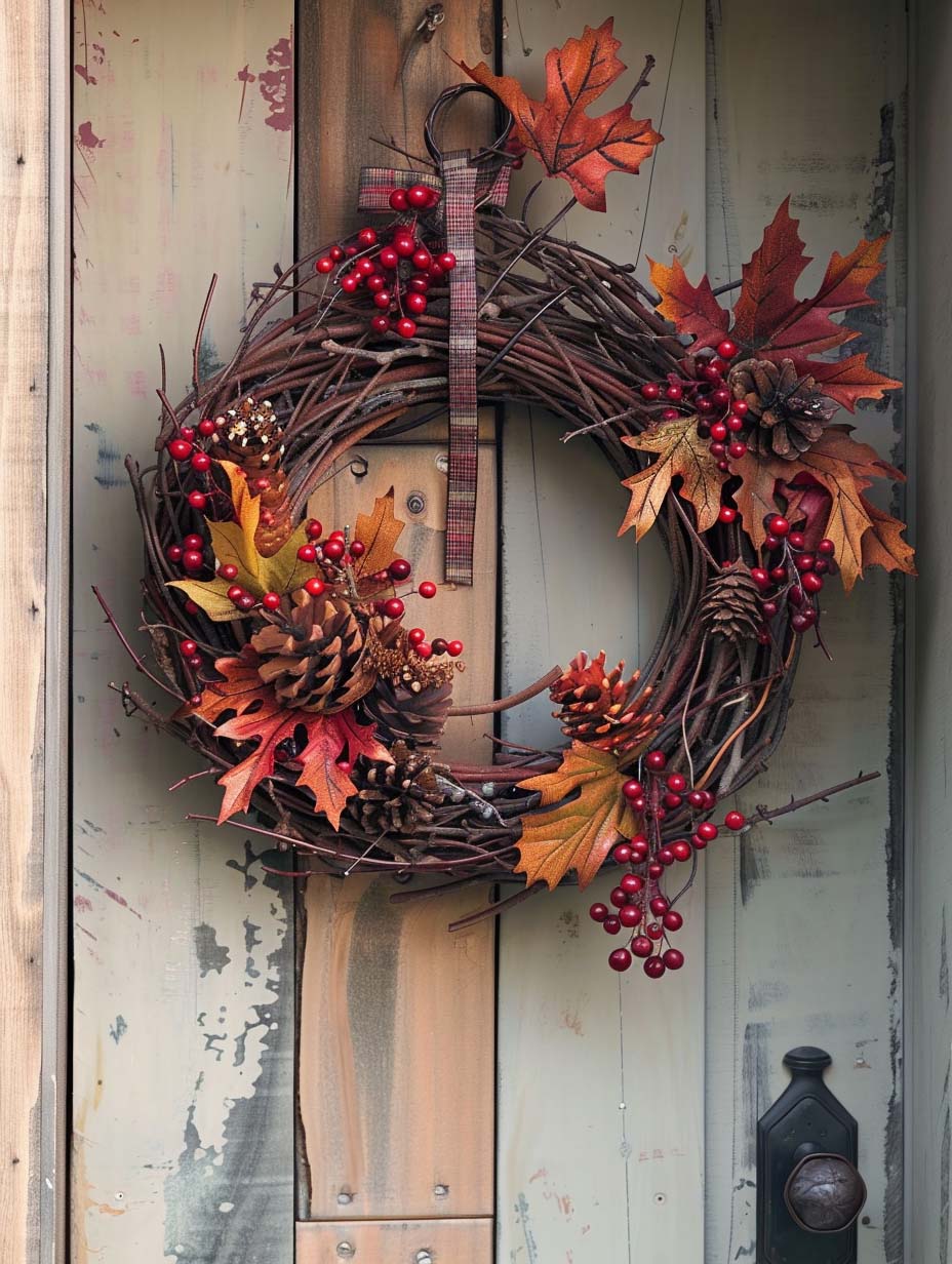 rustic fall decor ideas 2