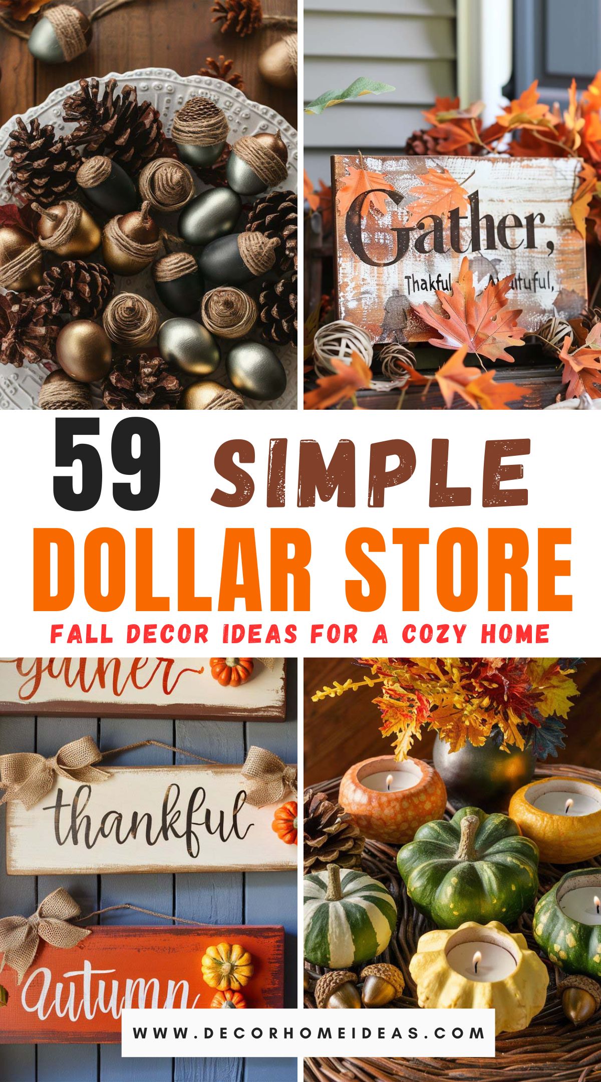 best dollar store fall decor ideas