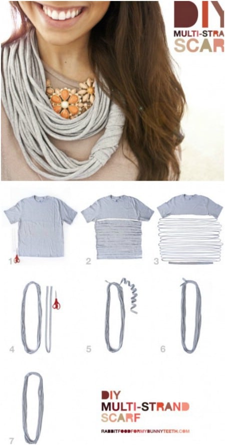 21. Multi-Strand Scarf #Christmas #gifts #decorhomeideas