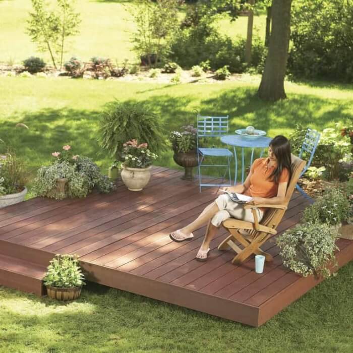 Backyard Deck For Private Space #deckideas #backyard #decorhomeideas