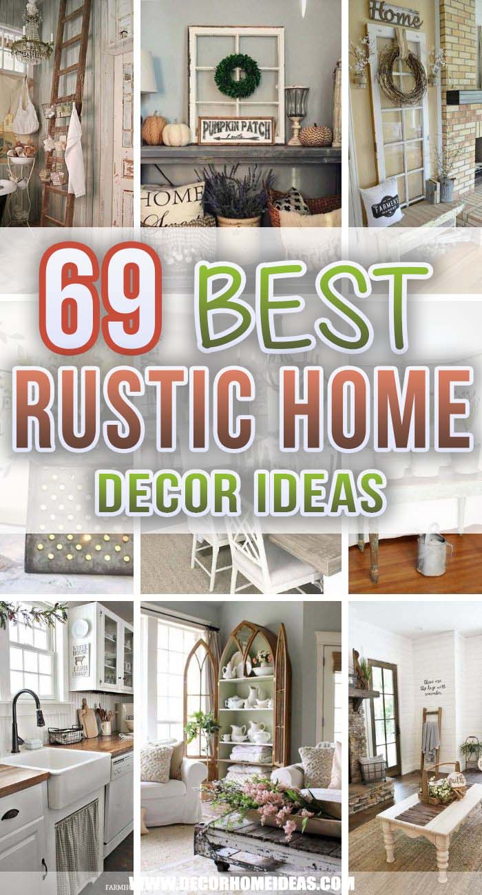 Best Rustic Home Decor Ideas. Rustic home decor ideas could turn your house into a cozy home, incorporating everything from wooden primitives to shabby chic. #decorhomeideas