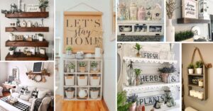 Farmhouse Shelf Decor Ideas