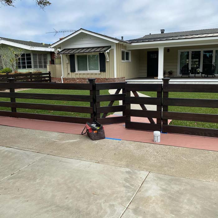 Black Farmhouse Fence