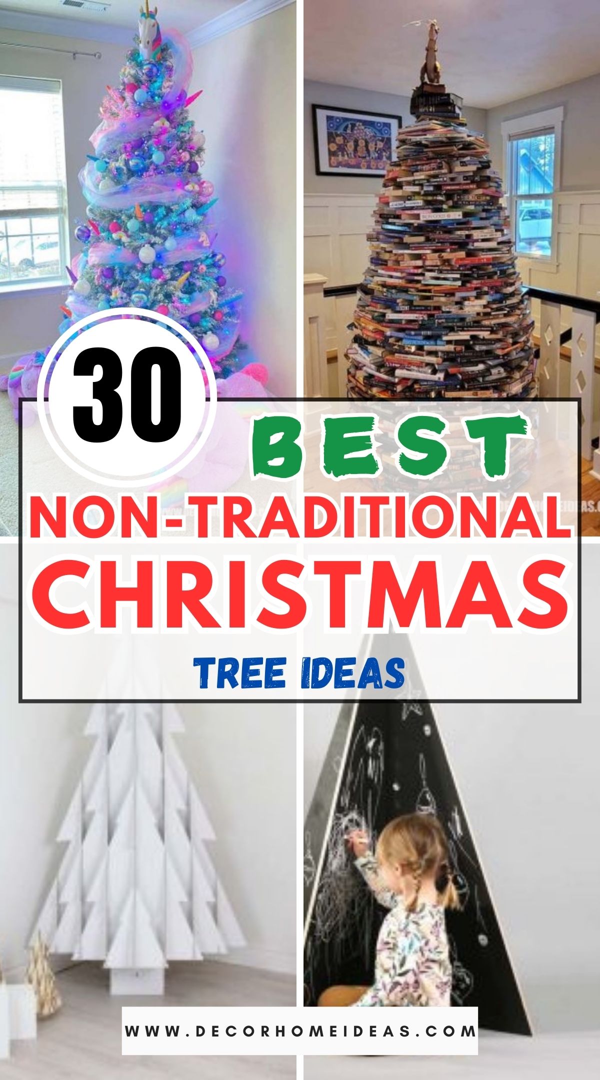 30 Non Traditional Christmas Tree Ideas 1