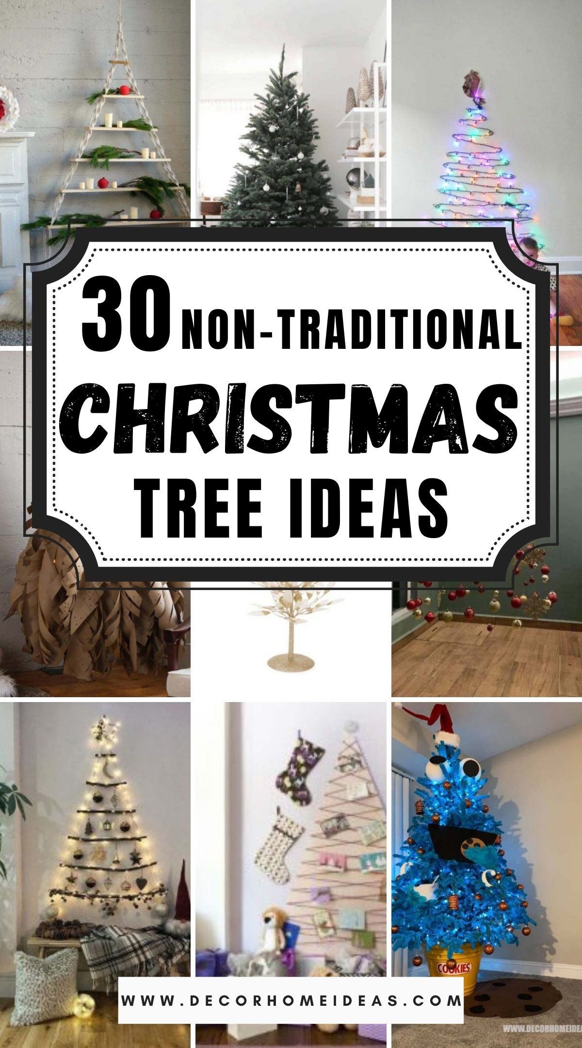 30 Non Traditional Christmas Tree Ideas 2