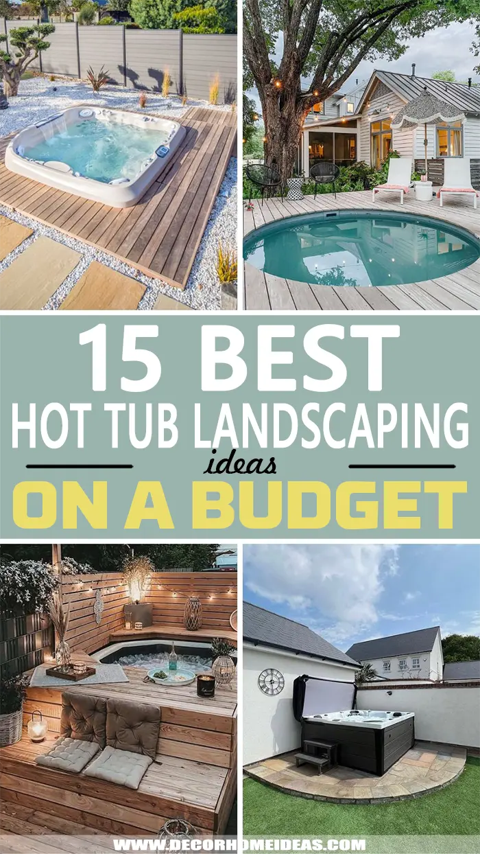 Best Hot Tub Landscaping On a Budget. There are a lot of ways to spruce up your hot tub experience without breaking the bank. These inexpensive landscaping ideas will help you create the hot tub surround of your dreams.