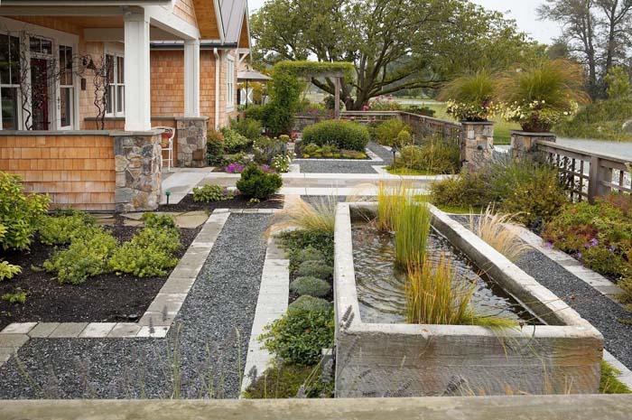Layered Landscape Border
