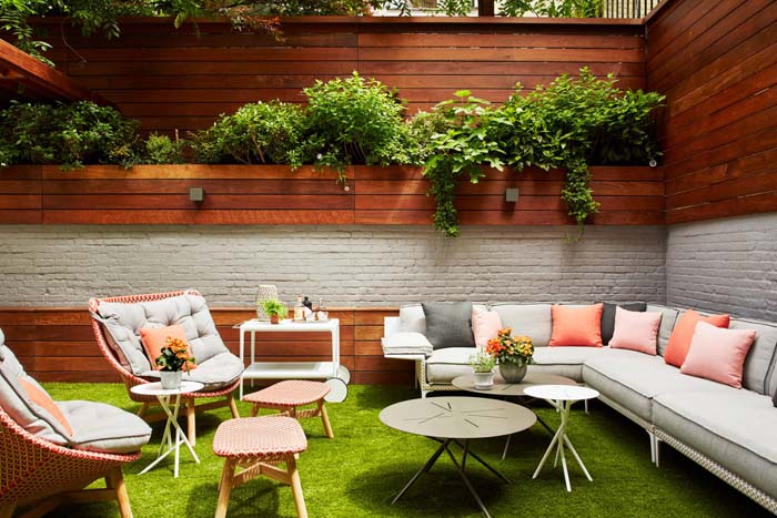 Use Vertical Gardens to Manage Height