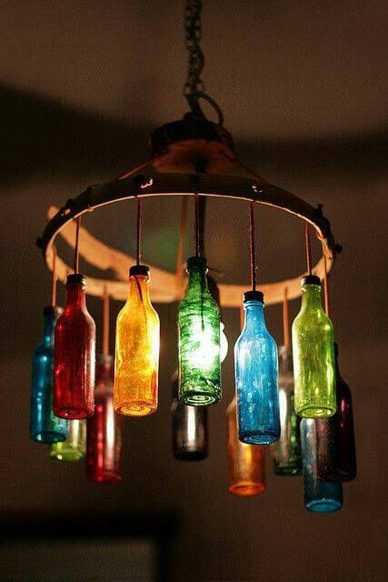 Bottle Glass Chanderlier