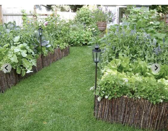Twig Raised Garden Bed