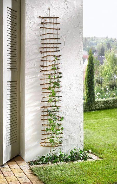 Hanging Front Yard Trellis