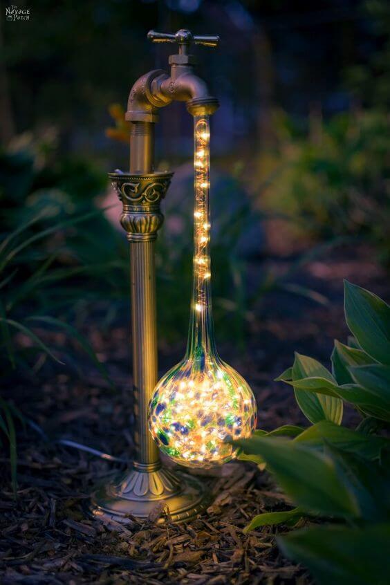 Diy Waterdrop Solar Garden Lights