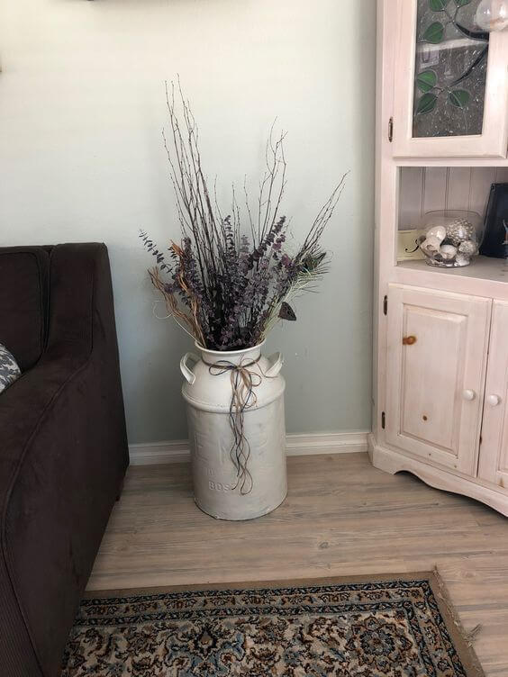 Milk Cna Flower Vase