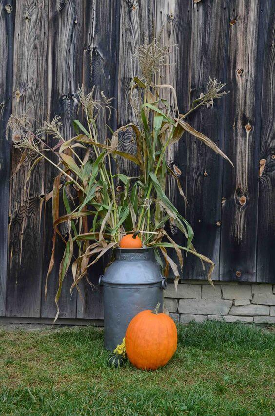 Fall Garden Decoration