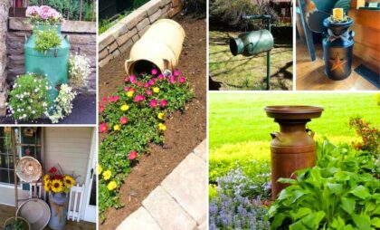 DIY Metal Milk Jug Ideas for Home and Garden Projects