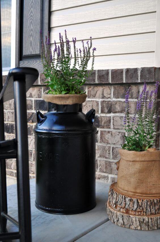 Milk Can Planter