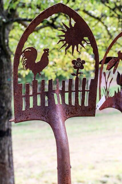Art Painting With Old Shovel