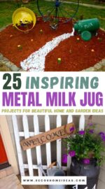 best DIY Metal Milk Jug Ideas for Home and Garden