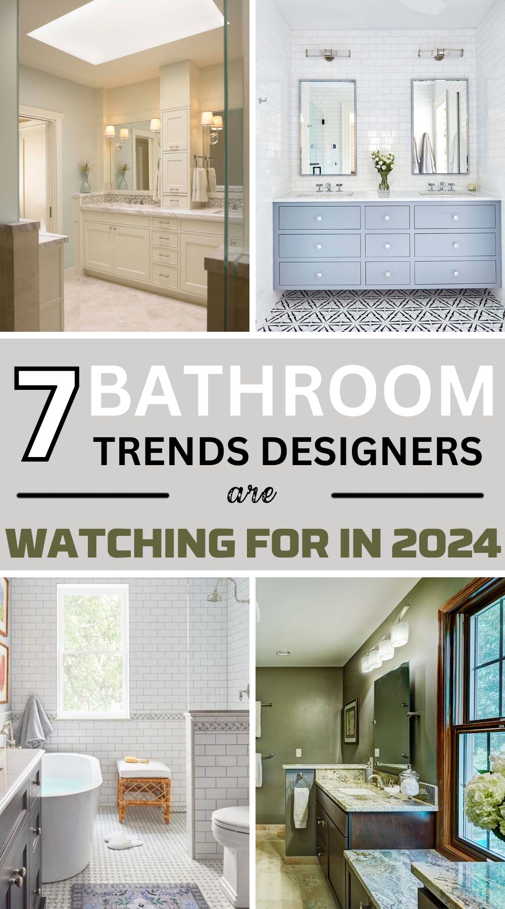 Immerse yourself in the future of indulgence! Take a sneak peek into the top 7 bathroom trends of 2024, where style meets innovation for an unforgettable bathing experience.
